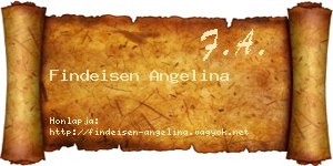 Findeisen Angelina névjegykártya